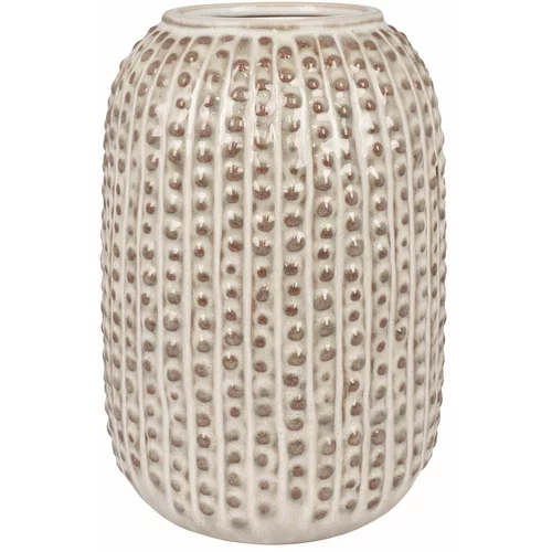 House Nordic Bež keramička vaza –