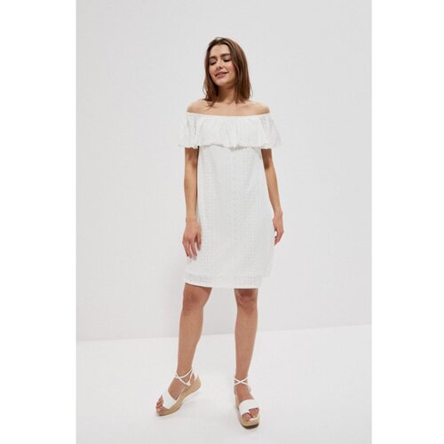 Moodo Openwork dress with bare shoulders Slike