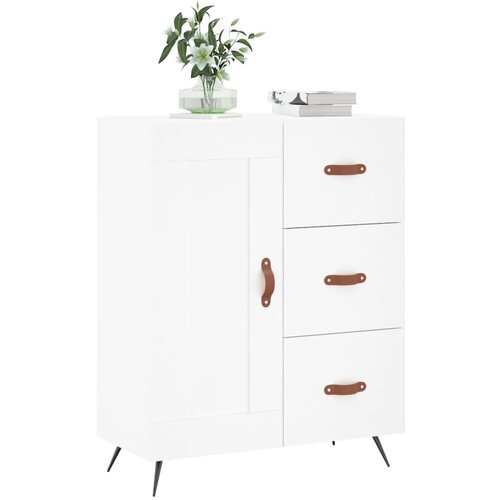 Maison Chic Komoda - Predalnik bela 69,5x34x90 cm inženirski les, (21716104) Slike