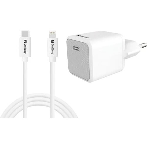  Kucni punjac 441-57 USB-C 20W sa Lightning kablom 1m Cene
