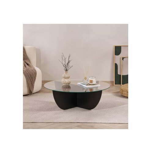 Hanah home Sto za dnevnu sobu Liya, 90x30x90 cm, Crni Slike
