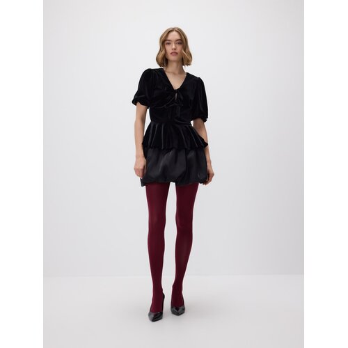 Reserved Bluza od velura - crno Cijene