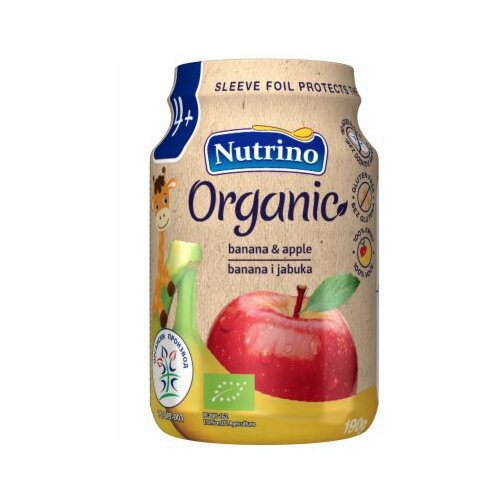 Nutrino kašica voćna organic banana jabuka 190G Slike