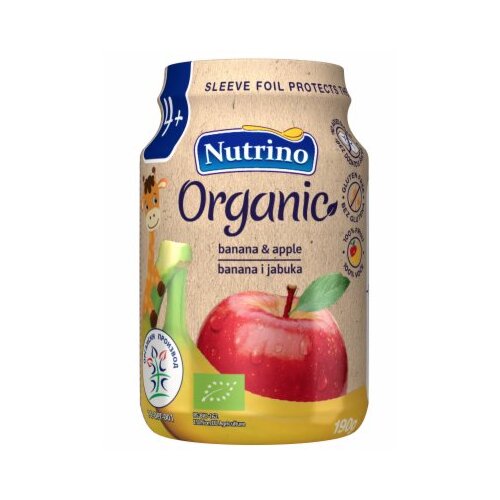 Nutrino Organic kašica jabolko in banana 190 g 1030180 Cene