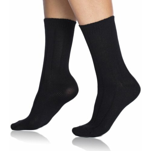 Bellinda BAMBOO CASUAL UNISEX SOCKS - Winter bamboo socks - black Cene