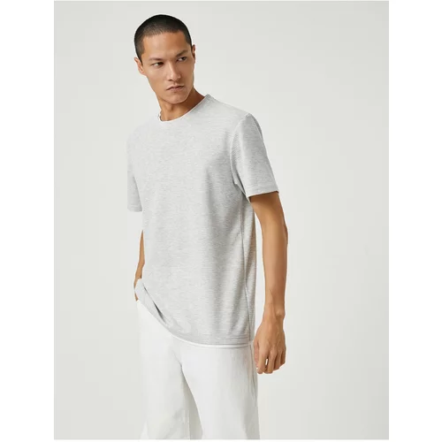 Koton T-Shirt - Gray - Slim fit