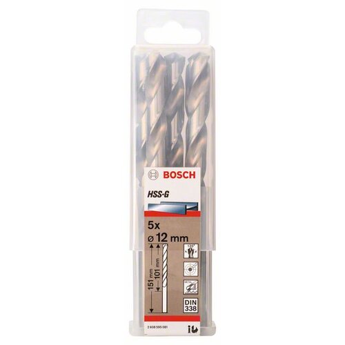 Bosch 2608595081 Burgije za metal HSS-G, DIN 338 Cene
