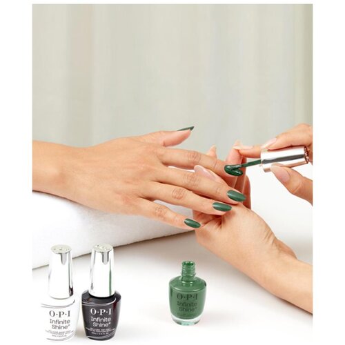 OPI Infinite Shine Silk lak za nohte z gel učinkom Happily Evergreen After 15 ml Slike