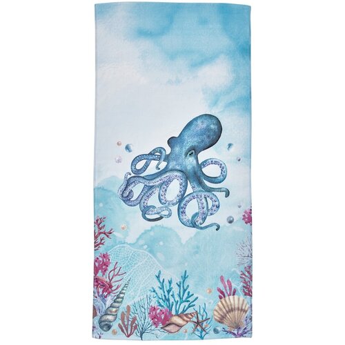 Catherine Lansfield Plavi pamučan ručnik za plažu 76x160 cm Octopus – Cijene