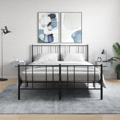 vidaXL Stenska nočna omarica 2 kosa betonsko siva 35x35x20 cm Cene