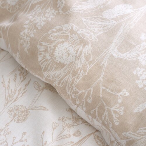 Bianca Bež flanelska posteljina za krevet za jednu osobu 135x200 cm Floral Toile &amp;ndash; Slike