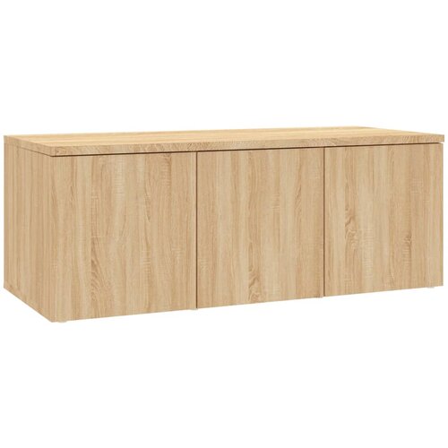 Maison Chic TV omarica - TV stojalo - Televizijska omarica sonoma hrast 80x34x30 cm iverna plo&amp;scaron;ča, (21700221) Slike
