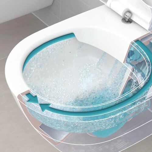 Villeroy Boch SIKOGEDVBOND01W wc &amp;scaron;koljka s kompletom geberit duofix 111.154.11.2 Delta01 Slike