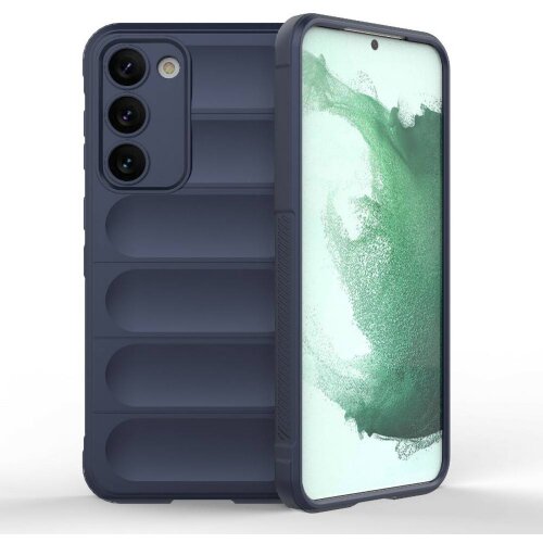 Onasi Wave silikonski ovitek za Samsung Galaxy A14 - moder Slike