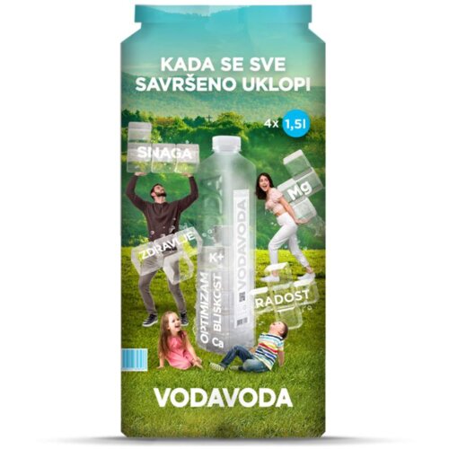 Voda Voda voda 4X1.5L multipack Cene