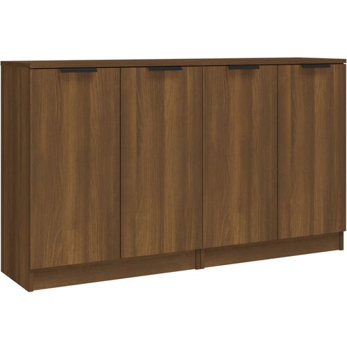 Maison Chic Komoda - Predalnik 2 kosa rjav hrast 60x30x70 cm konstruiran les, (21721292) Cene