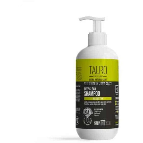 Tauro Pro Line pure Ultra Natural White Coat Care Deep Clean Shampoo - 400 ml Cene
