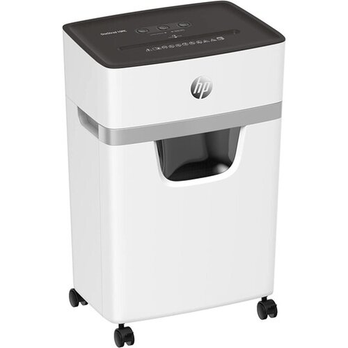 HP ONESHRED 10MC shredder, micro cut, P-5, 10 card, 20l, light grey Cene