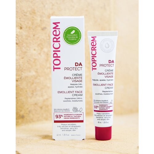 Topicrem DA Emollient Face Cream omek&amp;scaron;avajuća krema za suhu i atopičnu kožu lica 40 ml Slike