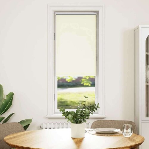 vidaXL Rolo zatemnjena umazano bele 60x130 cm tkanina &scaron;irina 55,7 cm Cene