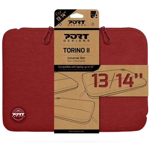 Port Designs PORT TORINO II FUTROLAZA LAPTOP, 13/14”, CRVENA