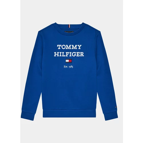 Tommy Hilfiger Jopa Logo KB0KB08713 D Modra Regular Fit
