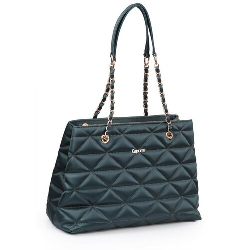 Capone Outfitters Shoulder Bag - Blue - Diamond pattern Cene