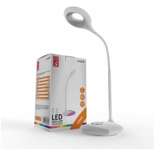 Avide akumulatorska rgb led namizna svetilka 4w nevtralno bela 4000k Slike