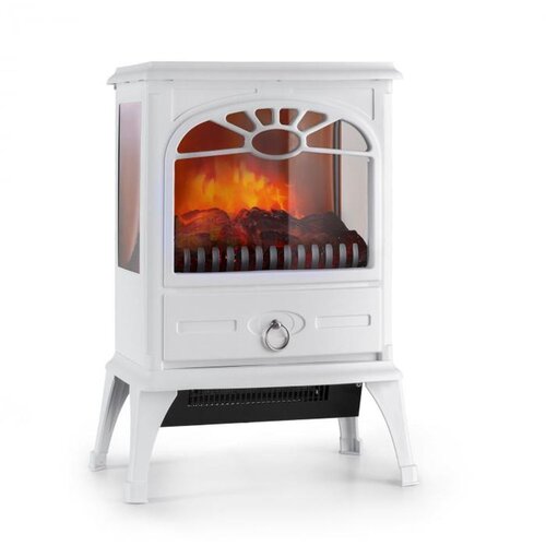 Klarstein leoben, električni kamin, 900/1800 w, termostat, panoramaview, bela Cene