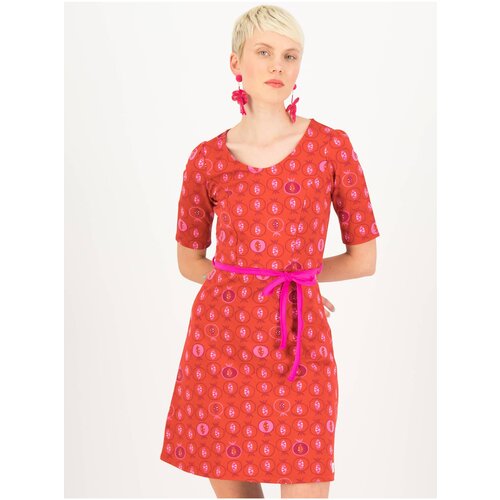 Blutsgeschwister Red Women Patterned Dress - Women Slike