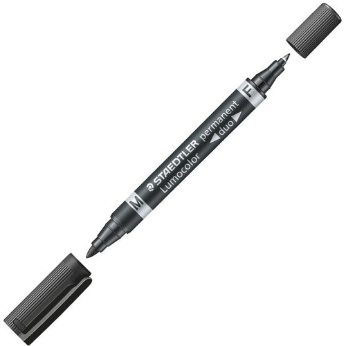 Marker permanentni obostrani 0,6 i 1,5mm lumocolor staedtler 348-9 crni Cijene