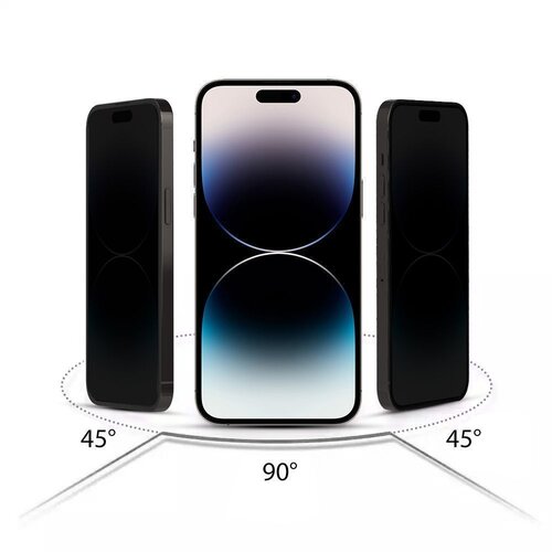 HOFI PRIVATIZIRNO STEKLO ANTI SPY GLASS PRO+ 2-PACK ZA IPHONE 16 PRO MAX, (22001761) Slike