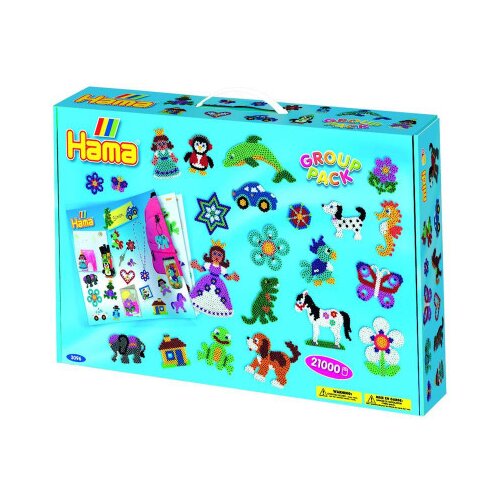 HAMA beads hama midi - veliki darilni set - za skupinsko delo - 21.000 kosov Cene