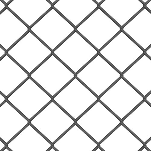  Stup za ogradu Siva 25 x 1,2 m (60 x 60 mm mreža) Čelik i PVC Slike