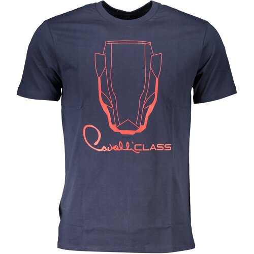 Cavalli Class MEN&#39;S SHORT SLEEVED T-SHIRT BLUE Cene