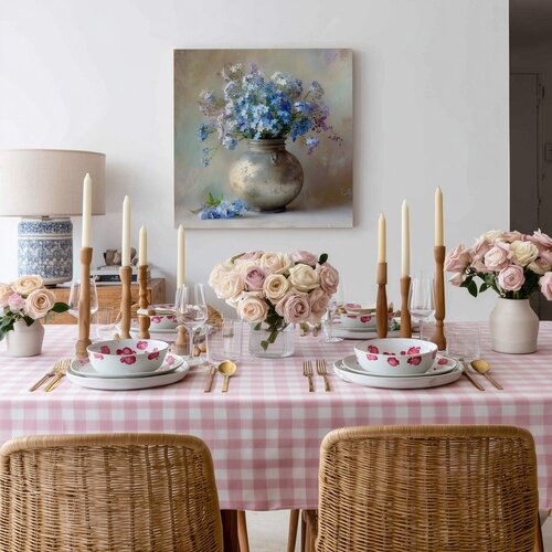 Styler Tiskana slika na platnu 32x32 cm Forget-me-not &amp;ndash; Slike