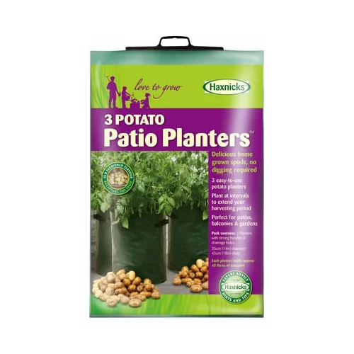 Haxnicks 3-delni set rastlinskih žepov za krompir
