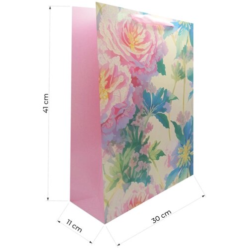 Kesa UKRASNA XL 30X41X11CM OP23014 CVEĆE WY # Slike