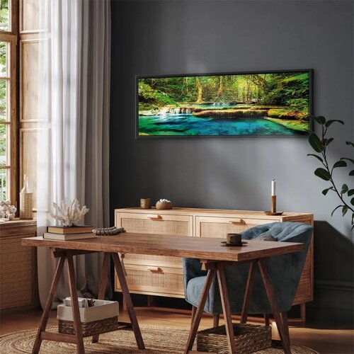  Slika - A Jewel of Nature 90x30 U crnom drvenom okviru Slike