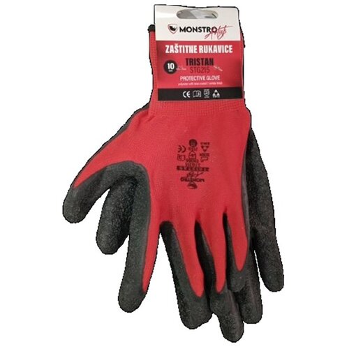 MEGA INTERTRADE Zaštitne rukavice TRISTAN latex crna veličina 11 /30034 Cene