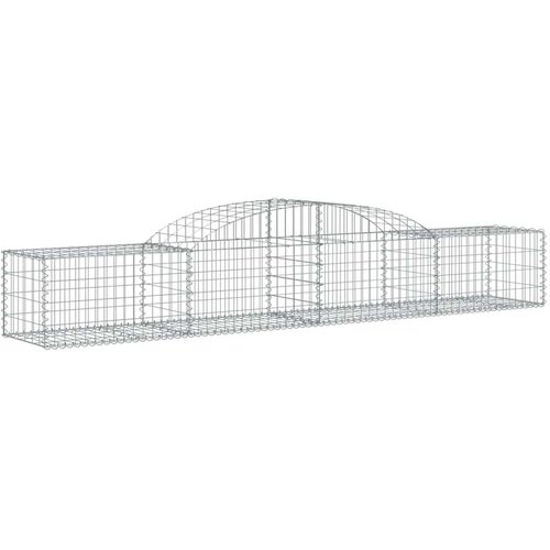  Obokane gabion košare 17 kosi 300x50x40/60 cm pocinkano železo, (21000207) Cene