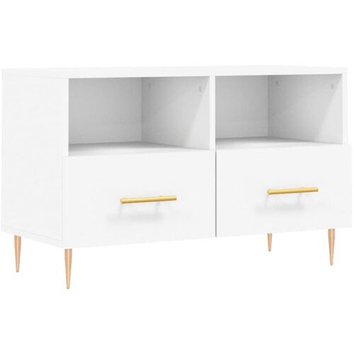Maison Chic TV omarica - TV stojalo - Televizijska omarica bela 80x36x50 cm inženirski les, (21702016) Cene