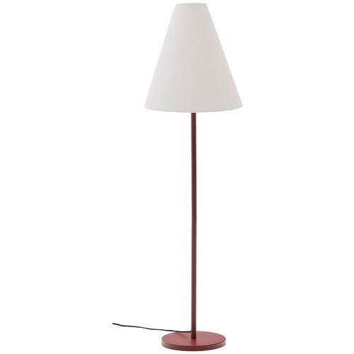 Kave Home Stoječa svetilka v barvi terakote s tekstilnim senčilom (vi&amp;scaron;ina 153 cm) Navat &amp;ndash; Slike