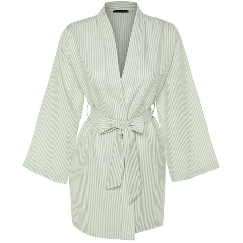 Trendyol Kimono & Kaftan - Green - Relaxed fit Cene