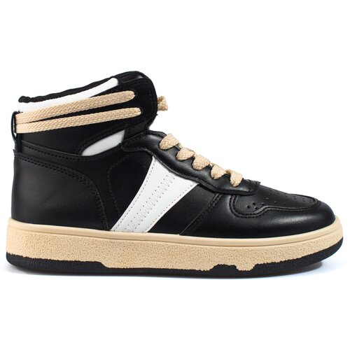 SHELOVET Women&amp;#039;s High Sneakers Black Slike