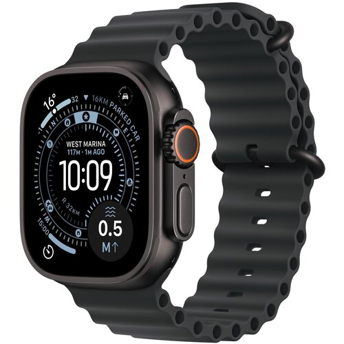 Apple Watch Ultra 3 GPS + Cellular 49mm Black Titanium Case with Black Ocean Band Slike