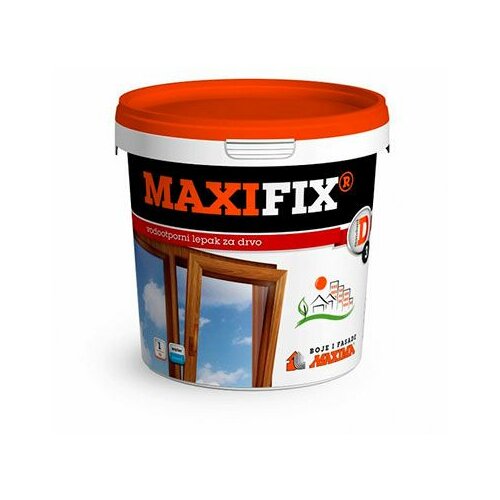 Maxima lepak za drvo Maxifix D-3 1kg Slike