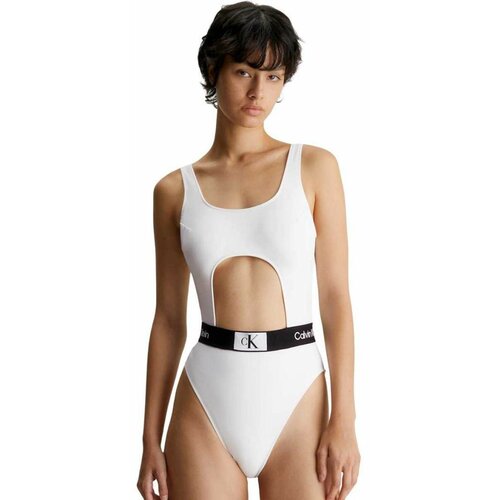Calvin Klein jednodelni beli ženski kupaći CKKW0KW02260-YCD Slike