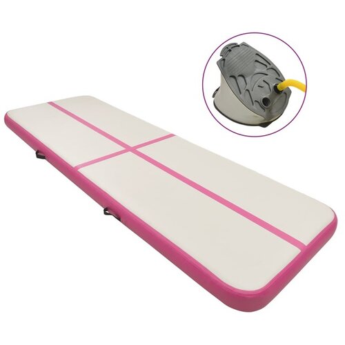  Strunjača na napuhavanje s crpkom 400 x 100 x 20 cm PVC roza Cene