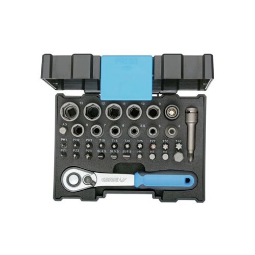 Gedore set nasadnih ključeva prihvat sa račnom 1/4",35 delova SB 666-U-20 Cene